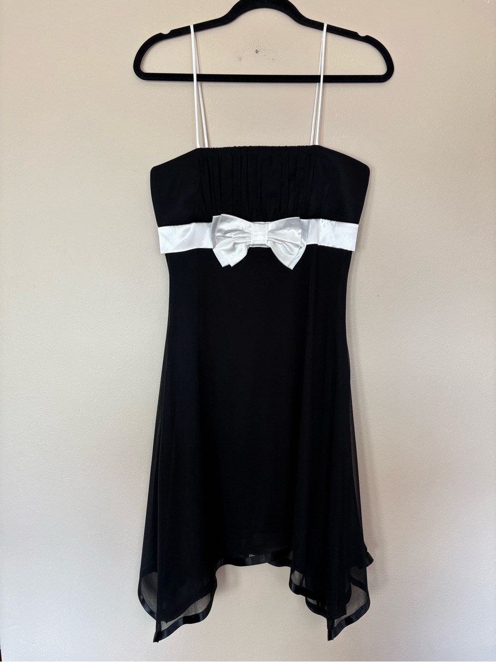 Star Vixen Y2K Whimsigoth Asymmetric Bow Dress Large